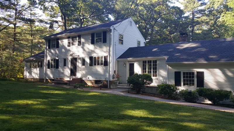 finished roof project in Canton MA