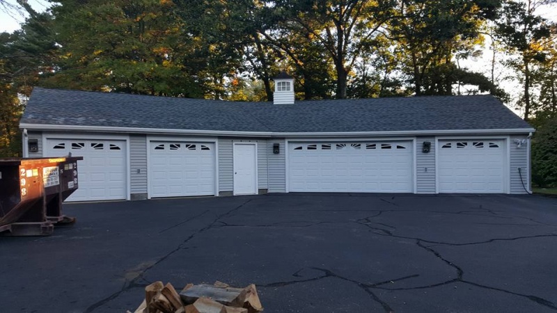 New garage roof in Beverly MA